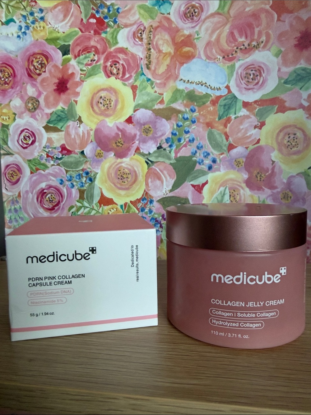 TWO FOR ONE Medicube Pink Collagen Jelly Cream & PDRN Capsule Cream